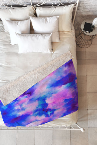 Jacqueline Maldonado Someday Some Sky Fleece Throw Blanket