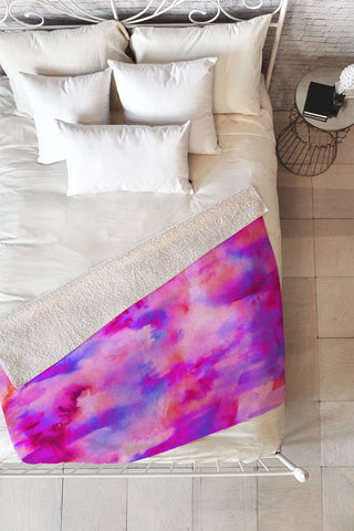 Jacqueline Maldonado Someday Sometime Fleece Throw Blanket