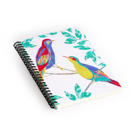 Jacqueline Maldonado Songbirds 2 Spiral Notebook
