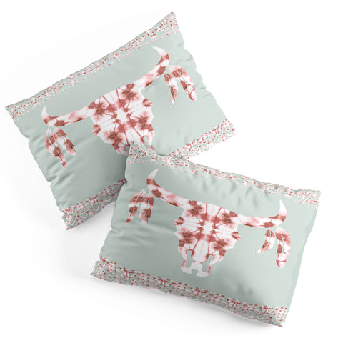 Jacqueline Maldonado Southwest Boho Dye Skull Pillow Shams