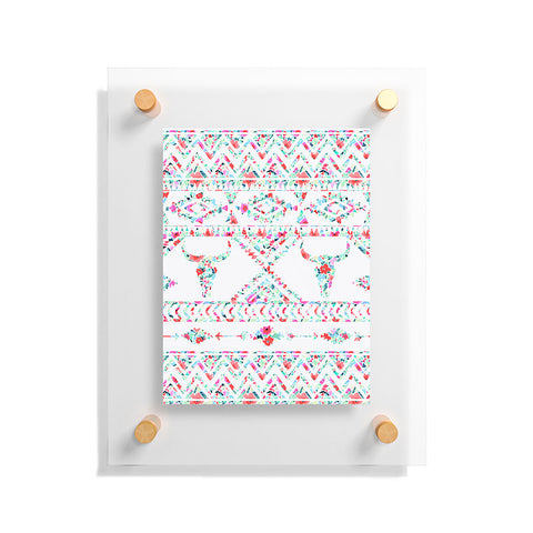 Jacqueline Maldonado Southwest Boho Floral Floating Acrylic Print