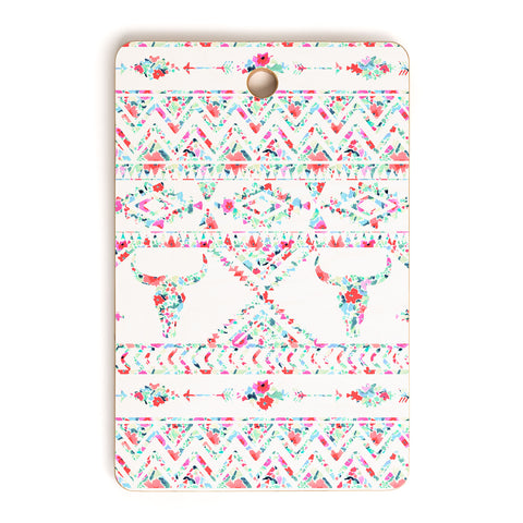 Jacqueline Maldonado Southwest Boho Floral Cutting Board Rectangle