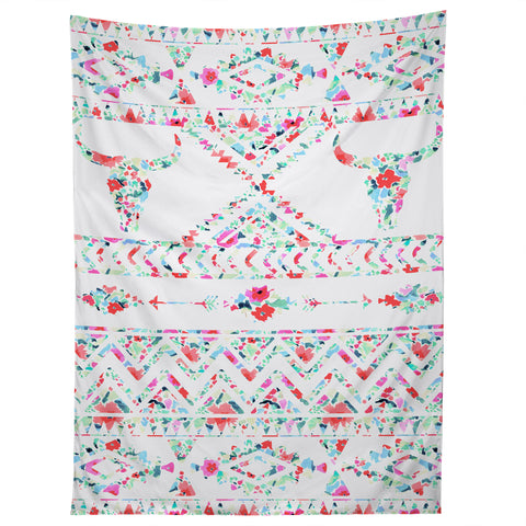 Jacqueline Maldonado Southwest Boho Floral Tapestry