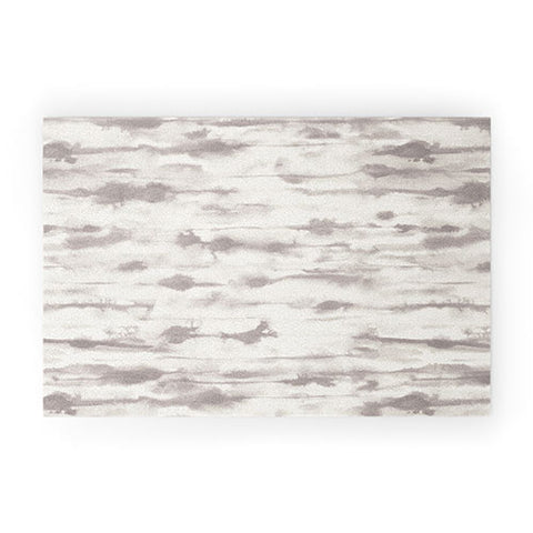 Jacqueline Maldonado Stratus Warm Grey Welcome Mat