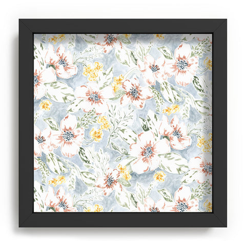 Jacqueline Maldonado Sun Drenched Floral Recessed Framing Square