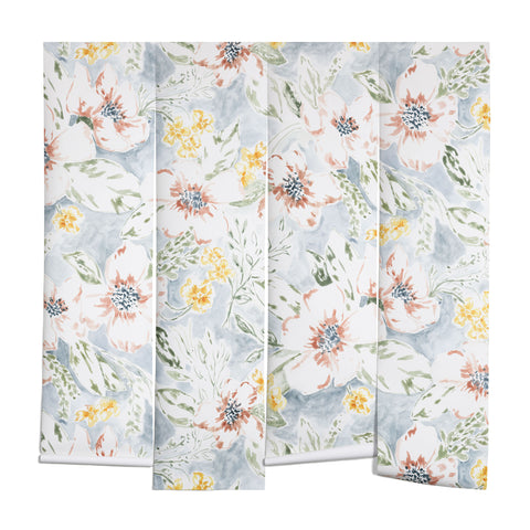 Jacqueline Maldonado Sun Drenched Floral Wall Mural