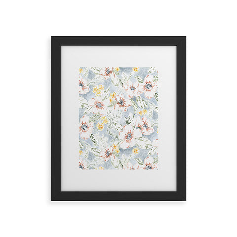 Jacqueline Maldonado Sun Drenched Floral Framed Art Print