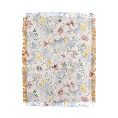 Jacqueline Maldonado Sun Drenched Floral Throw Blanket