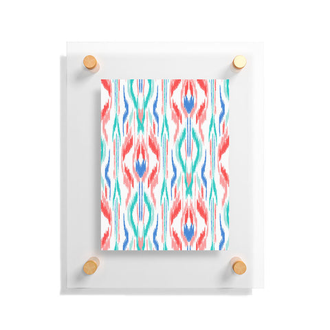 Jacqueline Maldonado Sun Dress Ikat Blue Floating Acrylic Print