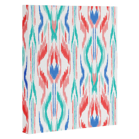 Jacqueline Maldonado Sun Dress Ikat Blue Art Canvas