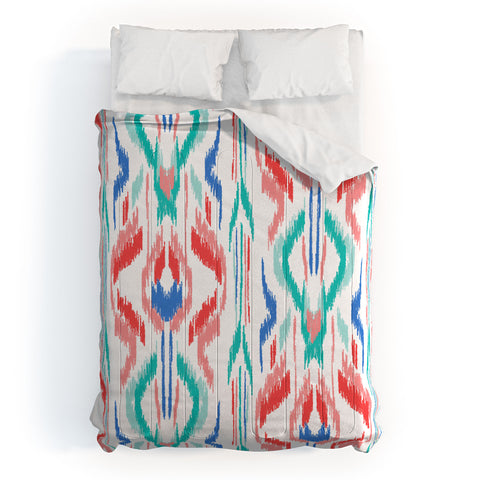 Jacqueline Maldonado Sun Dress Ikat Blue Comforter