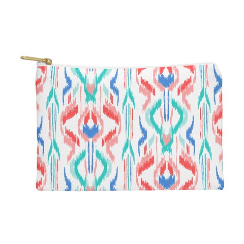 Jacqueline Maldonado Sun Dress Ikat Blue Pouch