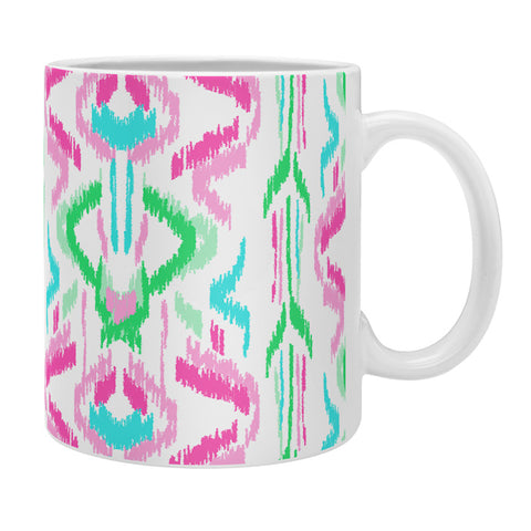 Jacqueline Maldonado Sun Dress Ikat Pink Coffee Mug