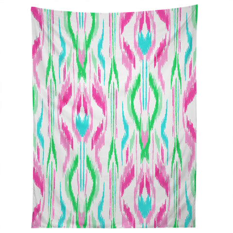 Jacqueline Maldonado Sun Dress Ikat Pink Tapestry