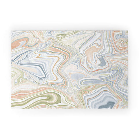Jacqueline Maldonado Sway Marble Welcome Mat