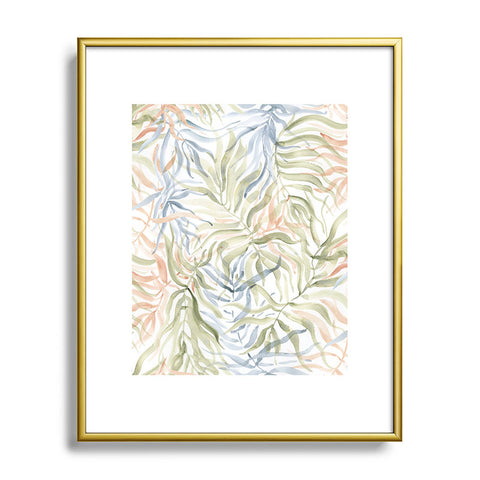 Jacqueline Maldonado Sway Palms Metal Framed Art Print