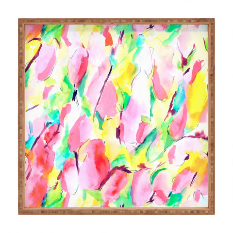 Jacqueline Maldonado Synesthete Spring Square Tray