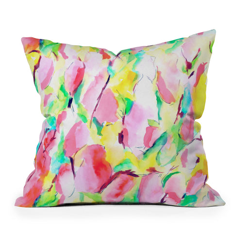 Jacqueline Maldonado Synesthete Spring Throw Pillow