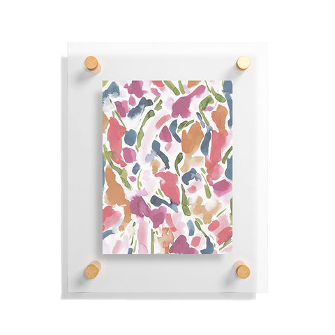 Jacqueline Maldonado Synthesis Raspberry Floating Acrylic Print