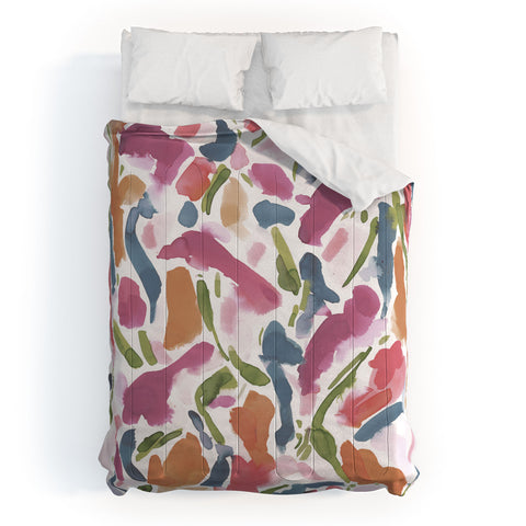 Jacqueline Maldonado Synthesis Raspberry Comforter