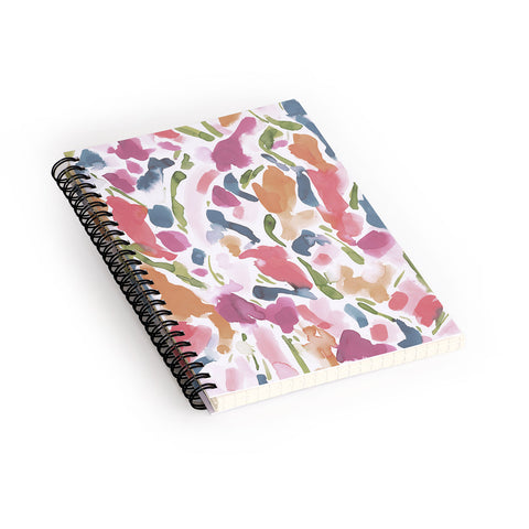 Jacqueline Maldonado Synthesis Raspberry Spiral Notebook