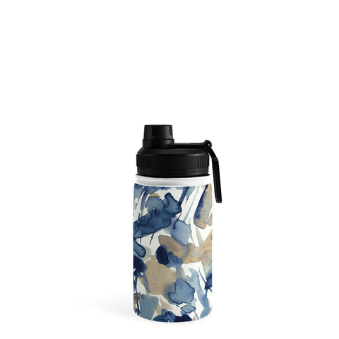 Jacqueline Maldonado Textural Abstract Watercolor Water Bottle