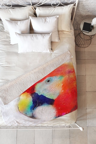 Jacqueline Maldonado The Articulate Fleece Throw Blanket