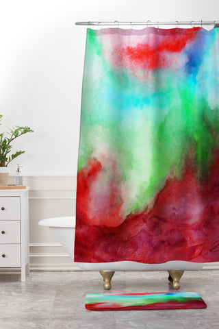 Jacqueline Maldonado The Red Sea Shower Curtain And Mat
