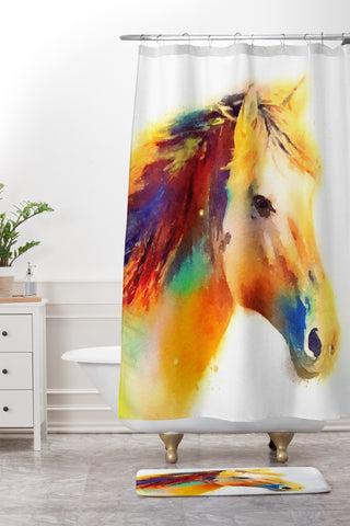 Jacqueline Maldonado The Spirited Shower Curtain And Mat