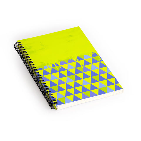 Jacqueline Maldonado Triangle Dip Lime Spiral Notebook