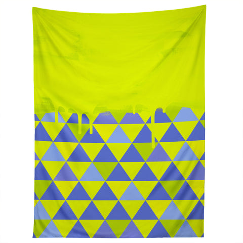 Jacqueline Maldonado Triangle Dip Lime Tapestry