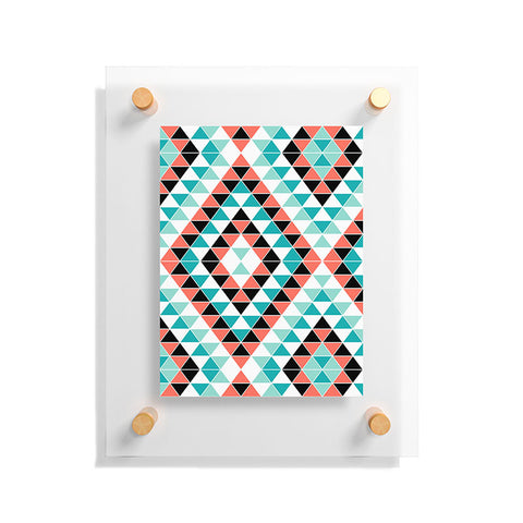 Jacqueline Maldonado Tribal Triangles 1 Floating Acrylic Print