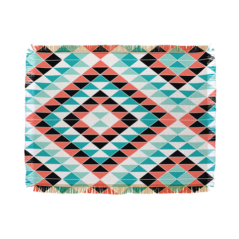 Jacqueline Maldonado Tribal Triangles 1 Throw Blanket