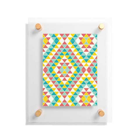 Jacqueline Maldonado Tribal Triangles 2 Floating Acrylic Print