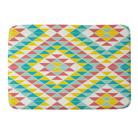 Jacqueline Maldonado Tribal Triangles 2 Memory Foam Bath Mat