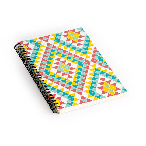 Jacqueline Maldonado Tribal Triangles 2 Spiral Notebook