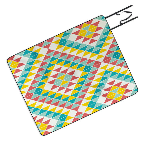 Jacqueline Maldonado Tribal Triangles 2 Picnic Blanket
