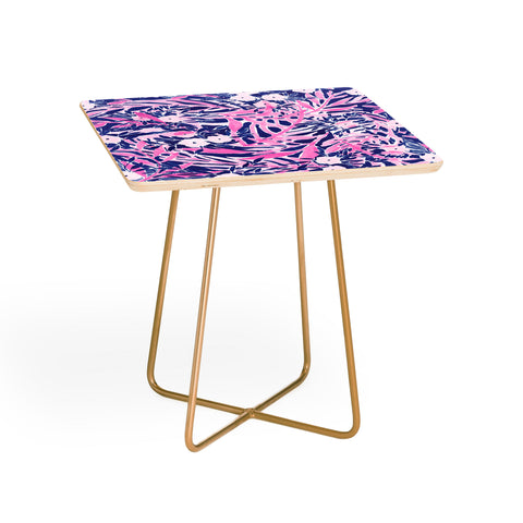 Jacqueline Maldonado Tropical Daydream Blue Blush Square Side Table