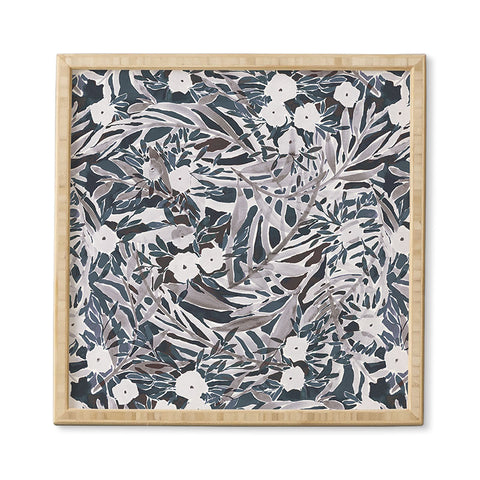 Jacqueline Maldonado Tropical Daydream Deep Neutral Framed Wall Art