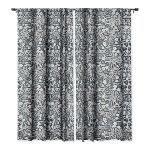Jacqueline Maldonado Tropical Daydream Deep Neutral Blackout Window Curtain