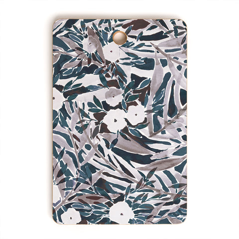 Jacqueline Maldonado Tropical Daydream Deep Neutral Cutting Board Rectangle