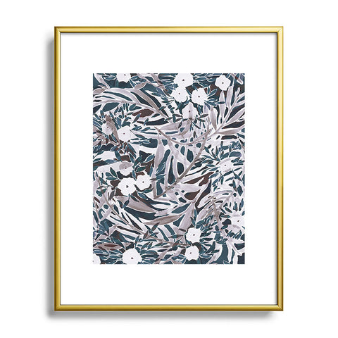 Jacqueline Maldonado Tropical Daydream Deep Neutral Metal Framed Art Print