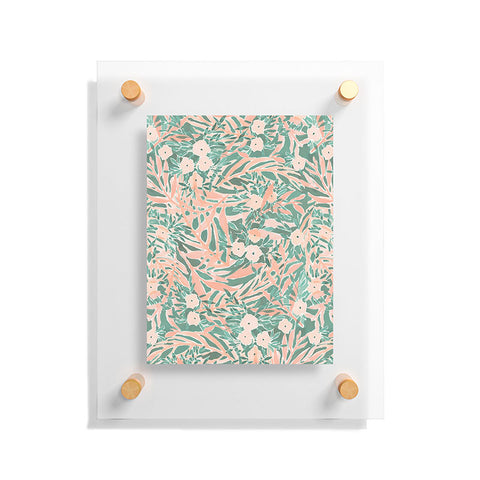 Jacqueline Maldonado Tropical Daydream Pale Coral Floating Acrylic Print