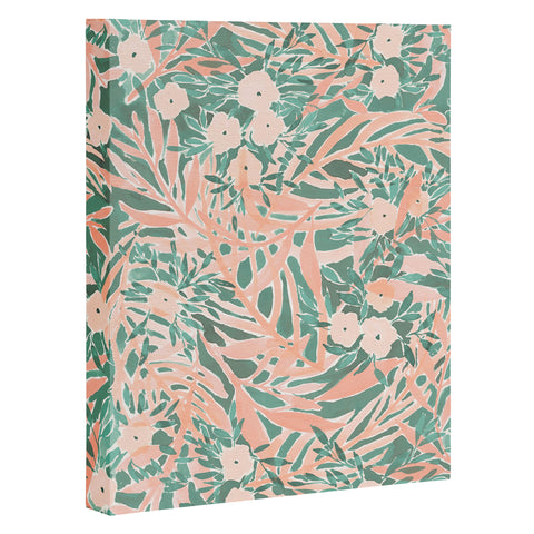 Jacqueline Maldonado Tropical Daydream Pale Coral Art Canvas