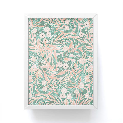 Jacqueline Maldonado Tropical Daydream Pale Coral Framed Mini Art Print