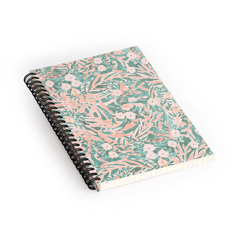 Jacqueline Maldonado Tropical Daydream Pale Coral Spiral Notebook