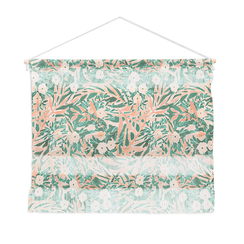 Jacqueline Maldonado Tropical Daydream Pale Coral Wall Hanging Landscape