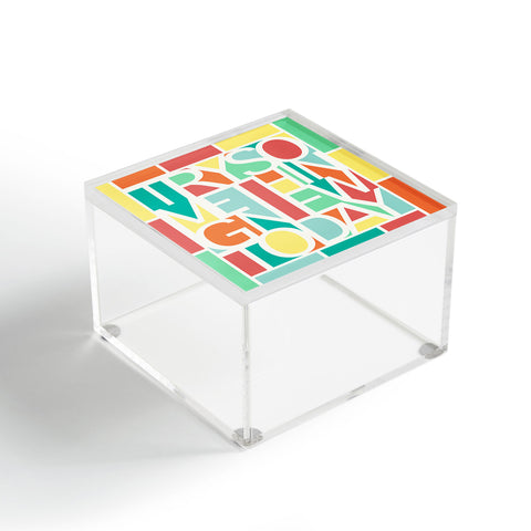 Jacqueline Maldonado Try Something New Acrylic Box
