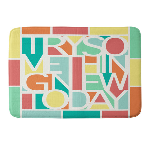 Jacqueline Maldonado Try Something New Memory Foam Bath Mat