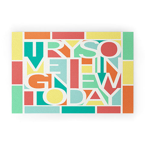 Jacqueline Maldonado Try Something New Welcome Mat